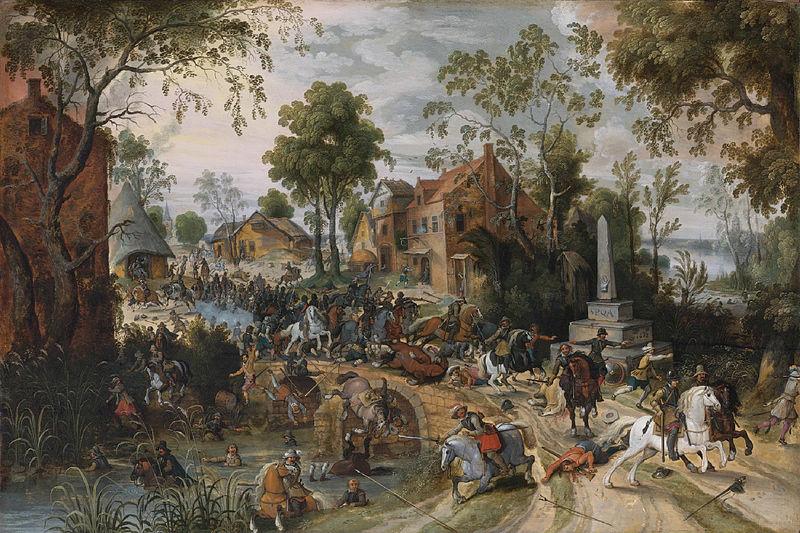 Sebastian Vrancx The Battle of Stadtlohn oil painting image